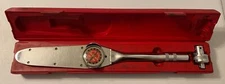 Snap On Torqometer Dial Torque Wrench 1/2 With Ratchet Adaptor In Box Tool