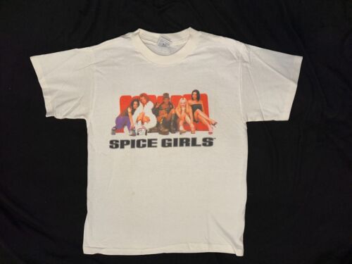 SPICE GIRLS Spiceworld cd lp tour OFFICIAL shirt vintage concert t-shirts 1990's - Picture 1 of 8