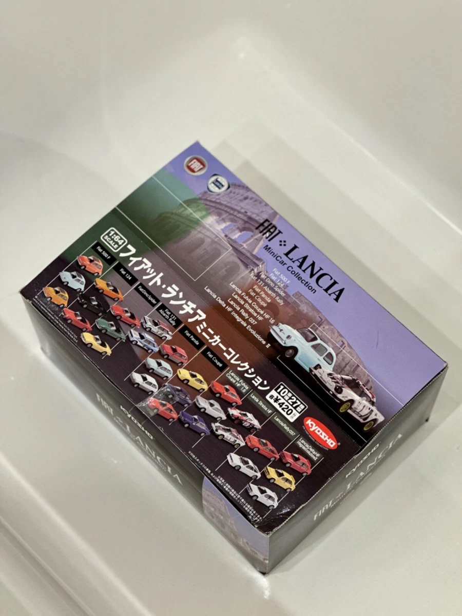 Kyosho 1:64 Fiat & Lancia Minicar Collection – Full Box 20pcs