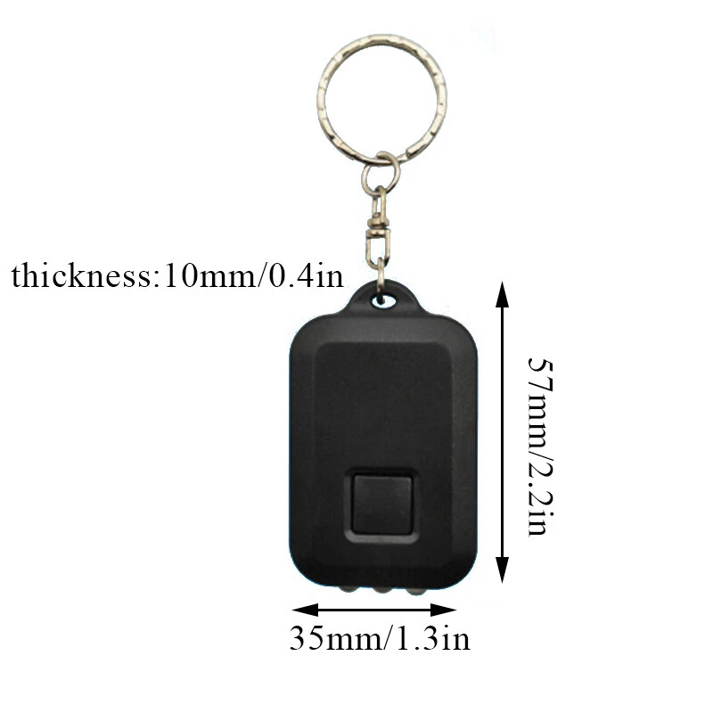 Mini Light Flashlight Solar Power Keychain Torch Rechargeable LED 3-Lamp Torch - Image 4 of 4