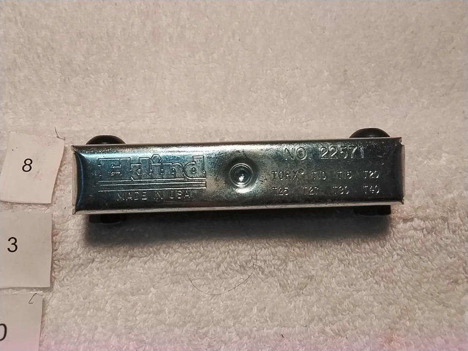 NEW EKLIND 22571 7 PC FOLD UP TORX ALLEN HEX KEY WRENCH SET USA MADE 6782346 - Image 4 of 4