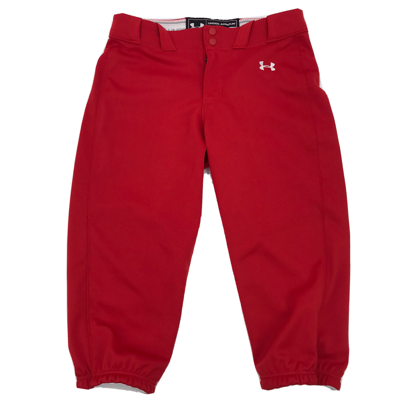Under Armour Mens Red Knickerbocker Shorts Sz M Gem