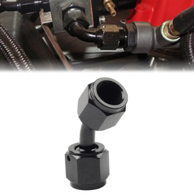 4AN Buchse auf Buchse 45 Grad Schwenkkupplung Union Fitting Adapter Stecker