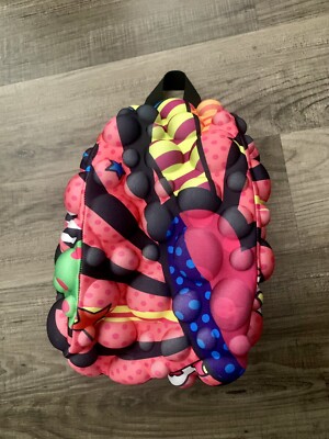 MadPax Mad Pax Backpack MultiColor 3D Bubbles Spheres Circles Bag