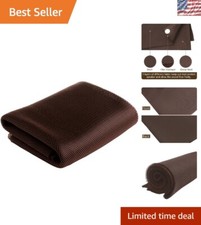 Durable Dustproof Speaker Grill Cloth - 55 x 20 in Brown for Vintage Speakers