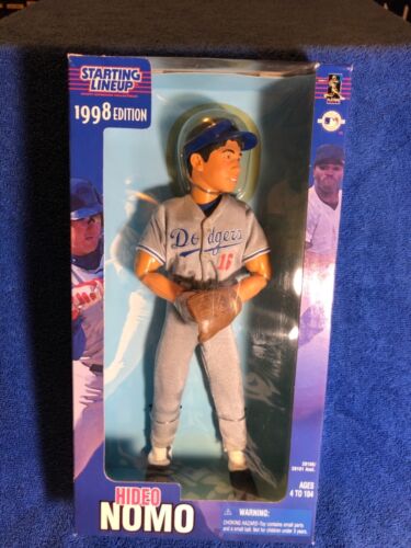 1998 Starting Lineup 12” Baseball Figurine Los Angeles Dodgers Hideo Nomo NIB - Picture 1 of 1