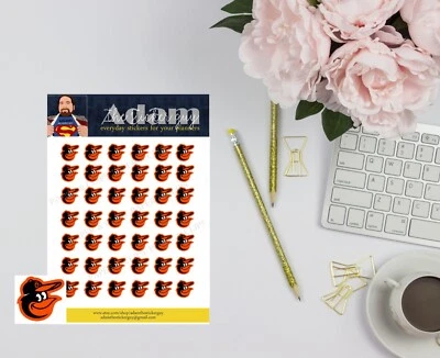Baltimore Orioles Planner Stickers