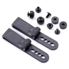 J Hook - 4 Hole - Straight - IWB - TacWare - (w/Mounting Hardware) - (2 Pack)