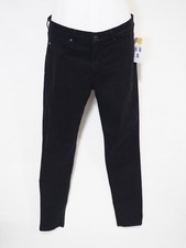 Adriano Goldschmied Black The Abbey Ankle Mid-Rise Super Skinny Jeans, Size 29