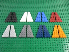 LEGO Wedge Plate 6 x 3 Wing Left & Right (1 PAIR) #54383 54384 - Choose Color