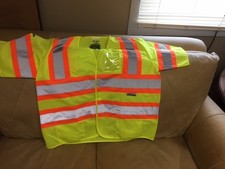 HI VIZ Highway VEST Game Style 1-287- SIZE LARGE - BRAND NEW - ANSI CERTIFIED-28