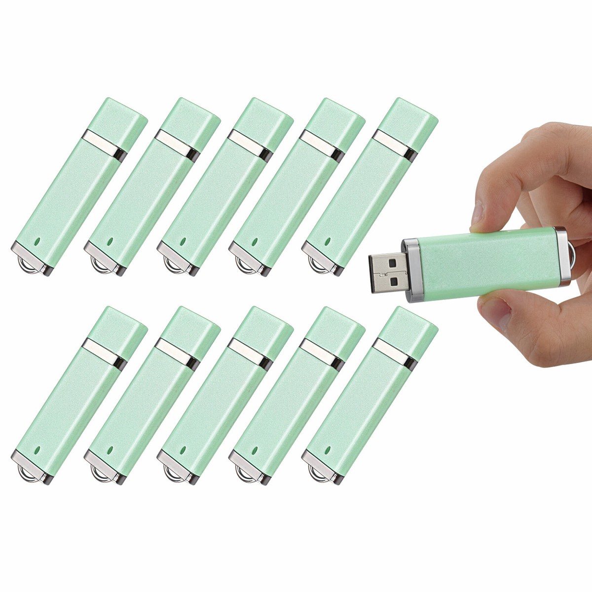 USB Thumb Drive 4GB USB 2.0 Flash Drive 10 Pack, Nicepicten