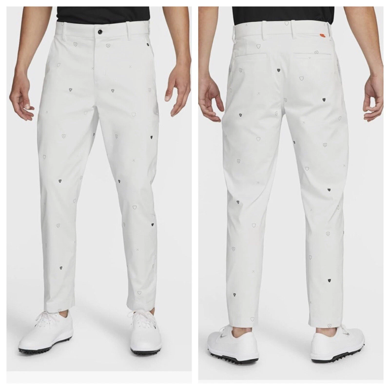 Nike Pants Mens 32x32 Photon Dust UV Printed Golf Chino Spotted Golfing Dri Fit