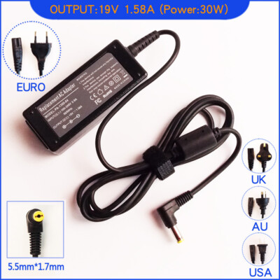 Ac Adapter Charger For eMachines 350 eM350 355 eM355 250 eM250 eM250-1162 Laptop