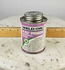 1x Weld-On P-70 Primer Industrial Grade 1/2 Pint 13996 Purple PVC CPVC Low Voc