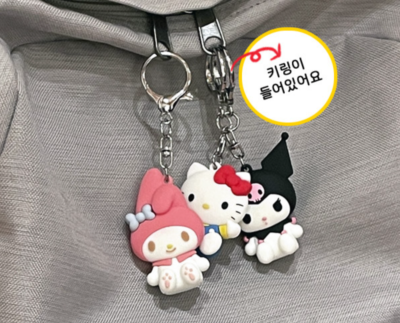 Korea Limited Sanrio Keychain Type T-Money Card Sanrio Kitty