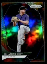 2020 Panini Prizm Jonathan Gray Colorado Rockies #48 Cosmic Haze Parallel