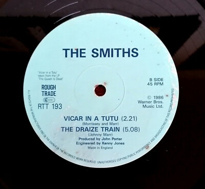 RARE THE SMITHS STOCK 2 x 45 GIRI - 12'' SHEILA TAKE A BOW - PANIC - MADE ENGLAND