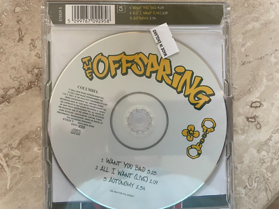 OFFSPRING - Want You Bad - CD - 4-track England Import RARE MINT