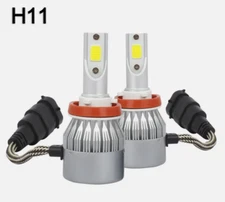 H1/H4/H7/H11/H13/9005/06/5202/9007/9012 LED Headlight Kit 6500K White Hi/Lo Bulb