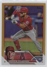 2023 Topps Series 2 Gold Foil Andrew Velazquez #605 0x4v