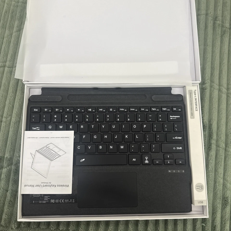 Teclado ultra delgado para tablet Surface Pro. Para Surface Pro 8 9 X 10 y 11.�� Foto 4 de 4