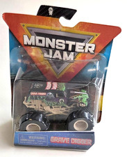 Monster Jam Grave Digger Monster Truck BLACK wheels Series 10, Damaged packaging