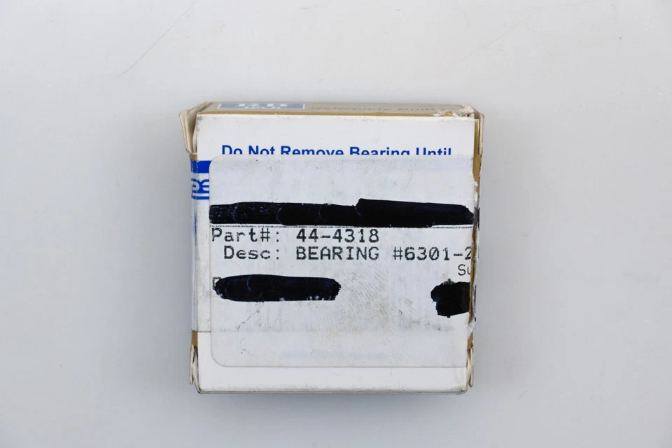 Rodamiento RBI WPS 44-4318, 6301RS, 6301-2RS NUEVO EN STOCK Foto 3 de 3