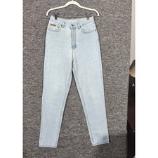 Vintage Calvin Klein Jeans High Rise Mom Jeans Light Wash Made in USA 10