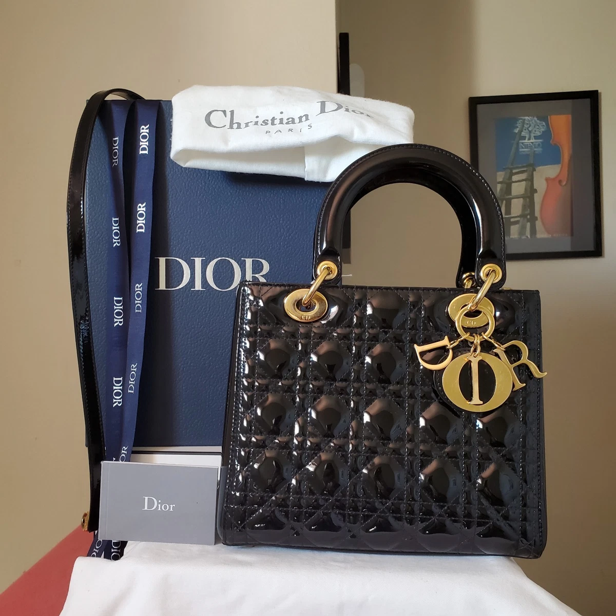 Dior Lady Zip Medium Bags & Handbags for Women for sale | eBay