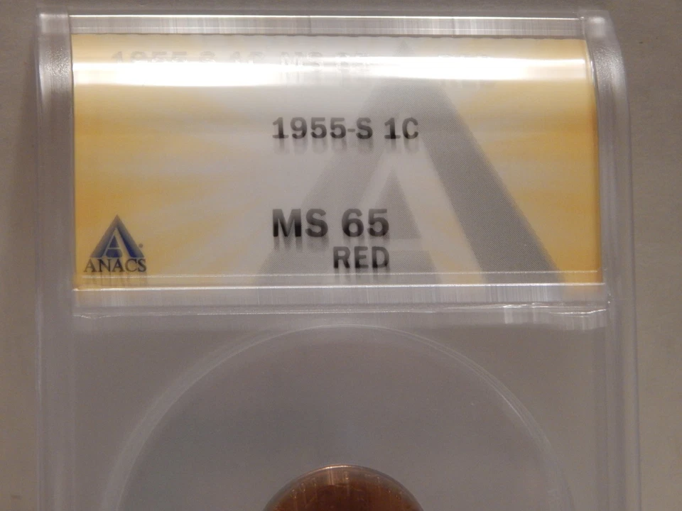 LINCOLN PENNIES , GRADED,-- 1959 ,1955s ,-1969s -1963 ,- 1998 - Image 2 of 4