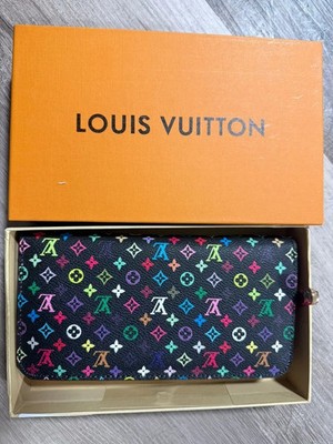 Louis Vuitton Multicolor Monogram Zippy Wallet White LV Zip Around SPB-MS 355868