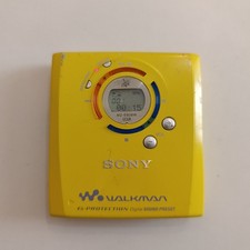 Sony MD Walkman Portable Mini Disc Player MZ-E606W Tested Working Used
