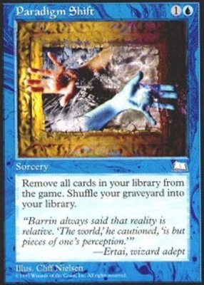 MTG Paradigm Shift, Light Play, English Weatherlight