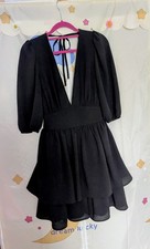 Sexy and cute black party occasion dress, fit and flare skater Size 10