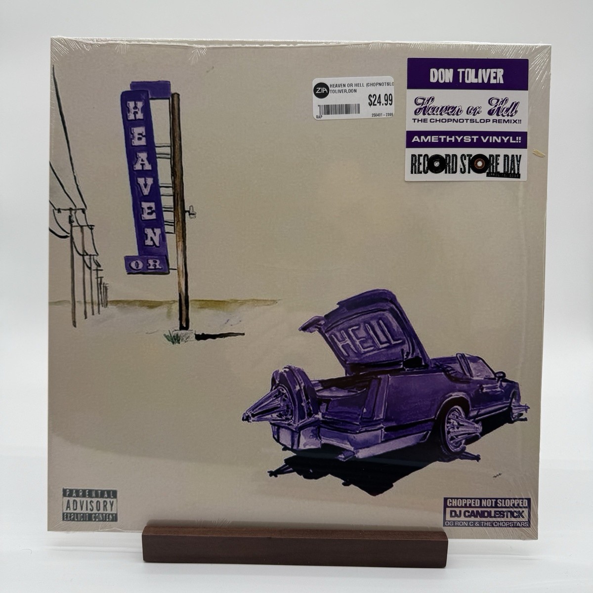 DON TOLIVER Heaven or Hell Chopnotslop Remix RSD 2025 LP AMETHYST