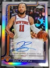 Jalen Brunson 2025-26 Topps Chrome Basketball Auto Refractor Knicks #TCA-JB