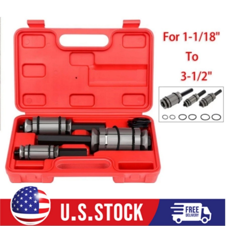 ✅ Tail Pipe Tube 1-1/18" 3-1/2" Exhaust Muffler Expander Spreader Tools Kit Set