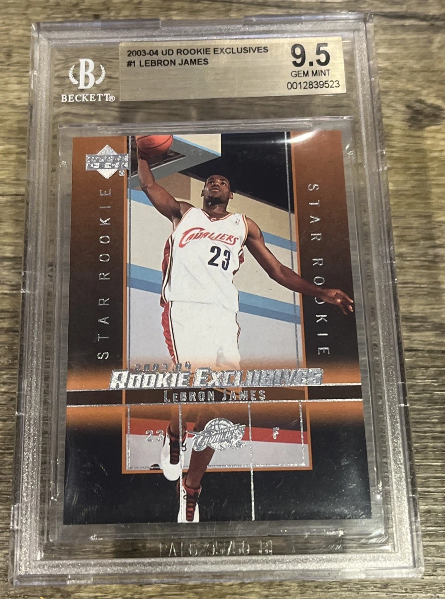 2003-04 Upper Deck Rookie Exclusives - LeBron James #1 for sale | eBay