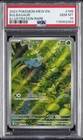 2023 POKEMON MEW EN-151 ILLUSTRATION RARE #166 BULBASAUR PSA 10
