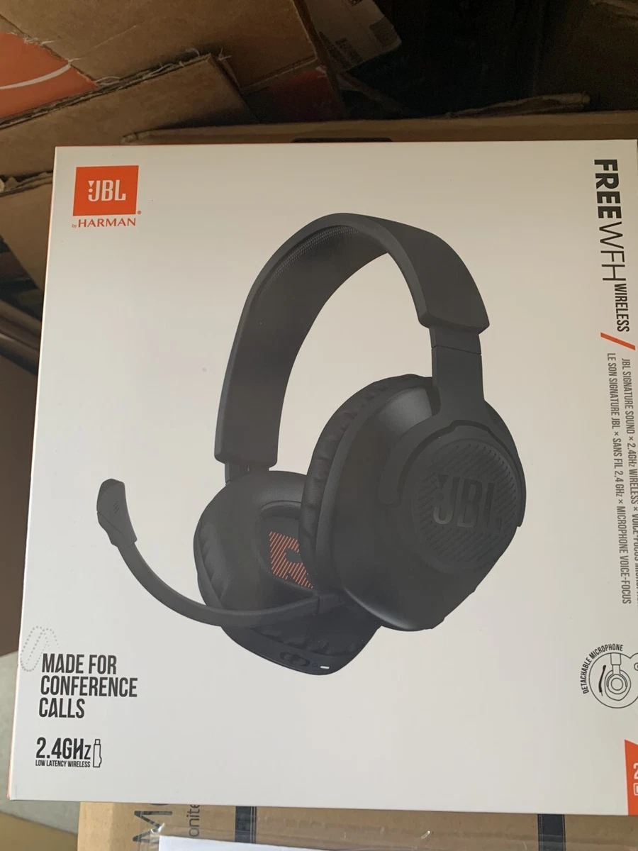JBL Free WFH Noise Cancellation Wireless Over Ear Headset Black
