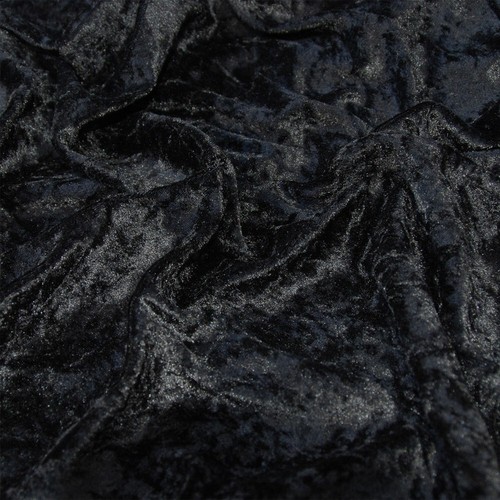 Crushed Velvet Fabric Craft Stretch Velour Material 150cm Velour - Picture 18 of 18