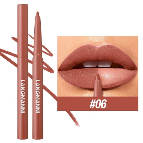 12 Colors Matte Lip Liner Pen Natural Contour Matte Lip Stain Makeup Tool - Picture 14 of 20