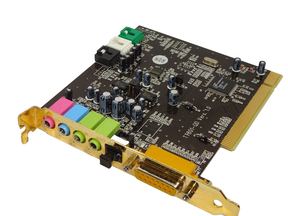 TERRATEC TT801-QD 512i DIGITAL 4 CHANNEL SOUND KARTE VER: 1.0 #GK10726