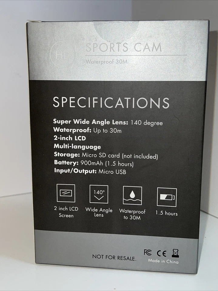 Azzaro HD Sports 30m Waterproof Camera - Image 4 of 4