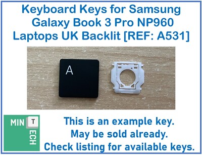Keyboard Replacement Keys for Samsung Galaxy Book 3 Pro NP960