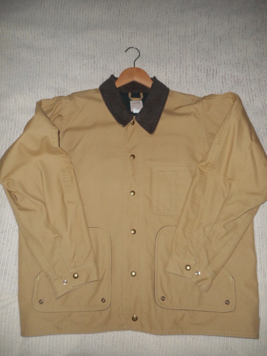 【米国製　廃盤】FILSON LINED KLONDIKE JACKET M Filson Dry Tin Klondike Jacket (Lined) Style #721 Size XL Free