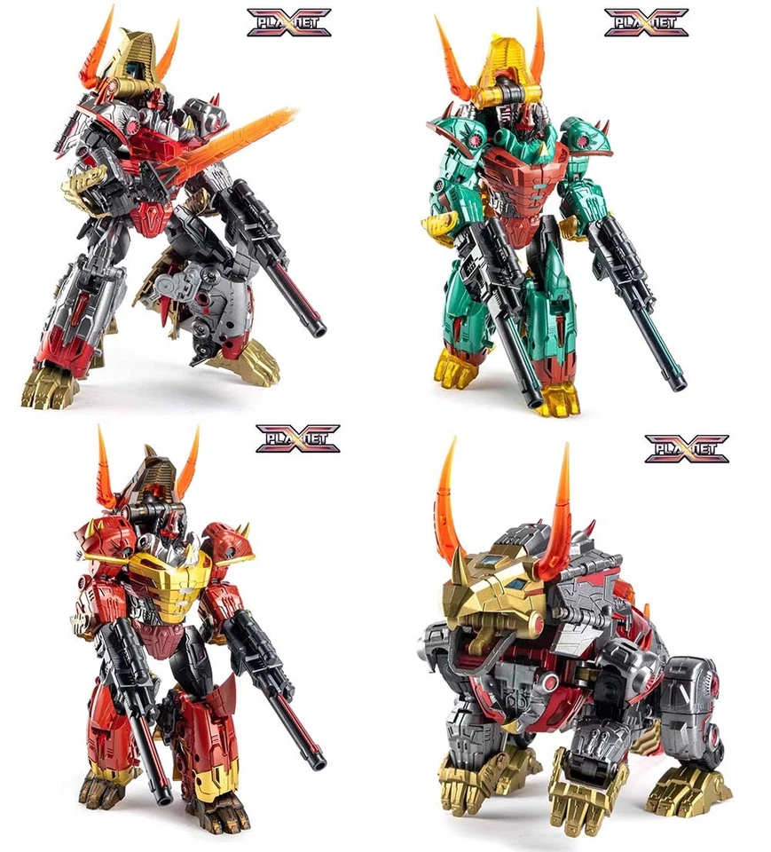 Planet X PX-05 PX-05M PX-05G PX-05R Dinobot Quirinus FOC Slag Slug Action Figure - Image 3 of 4