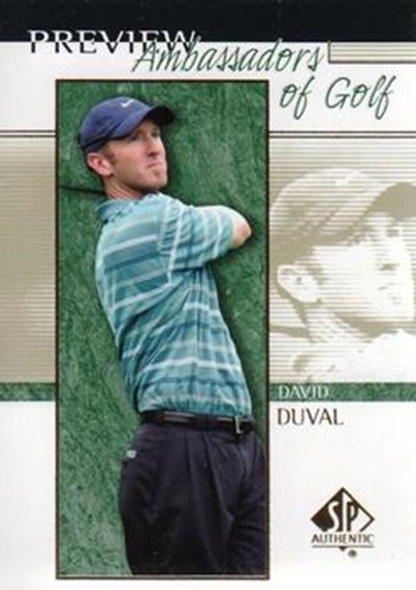 2001 SP Authentic Preview #57 David Duval