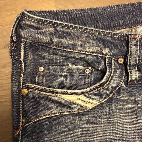 Jeans Diesel Industry Bouton Fly Denim RN 93243 CA 25594 Made in Italy 29 - Photo 6/12
